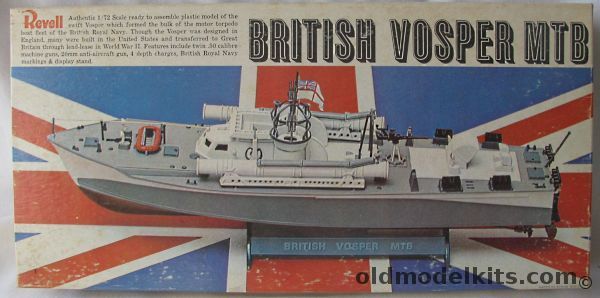 Revell 1/72 British Vosper MTB (Motor Torpedo Boat), H335-200 plastic model kit